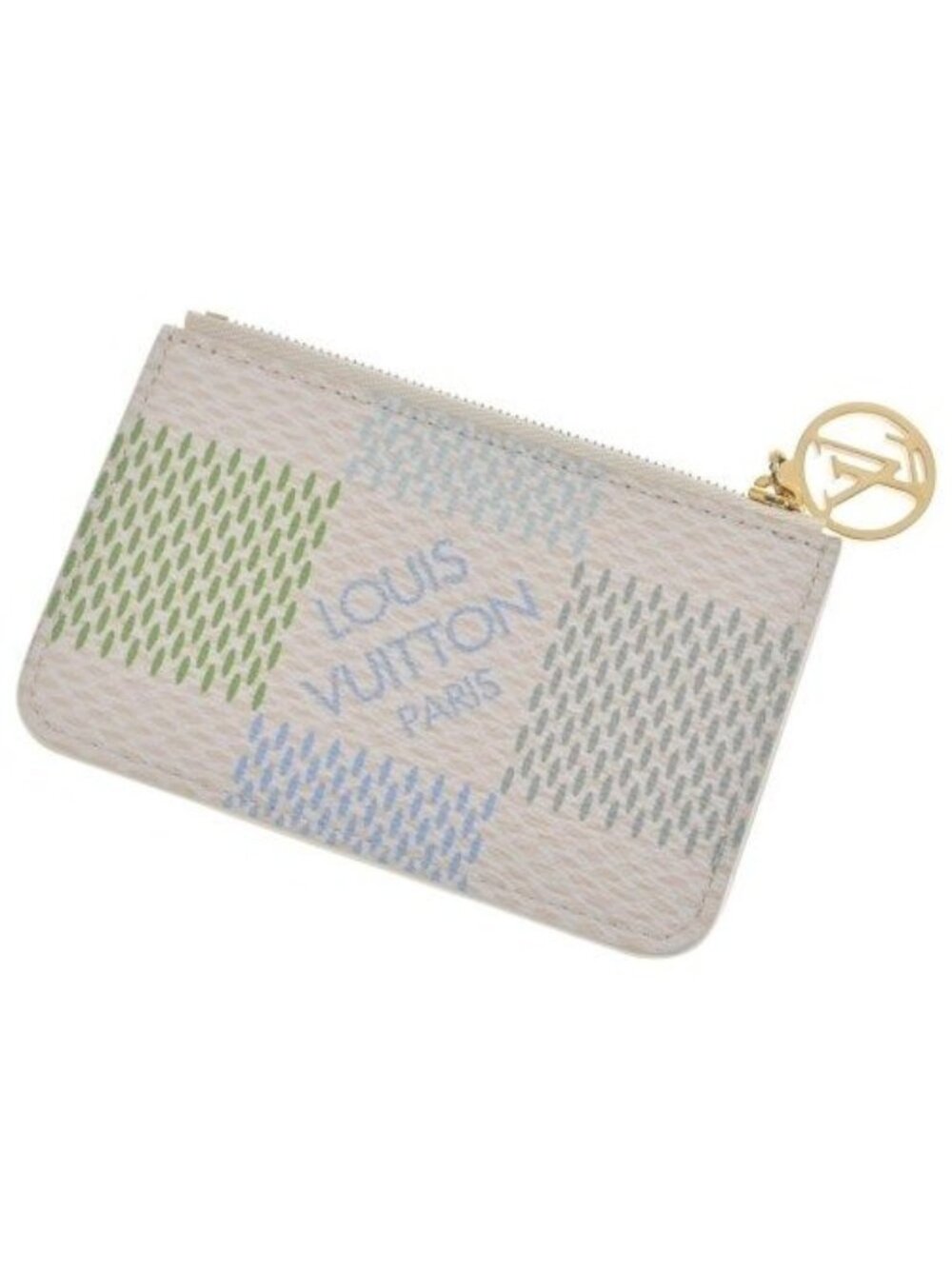Louis Vuitton Damierisious Card Case Romy Wallet Coin Purse